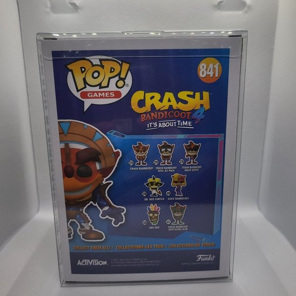 Its About Time Crash Bandicoot in Mask Armor 2021 Summer Virtual Funkon Excl Pop - Picture 3 of 12